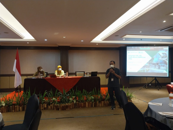 Forum Satu Data Indonesia (SDI) Kabupaten Bantul (20/06) secara luring di Hotel Grand Rohan Jogja dan secara daring melalui platform zoom