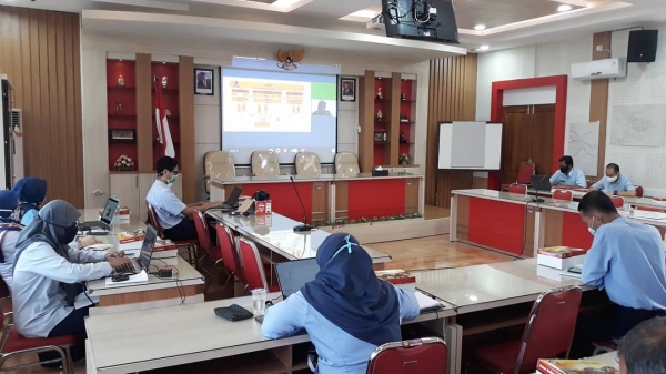 Virtual meeting Diseminasi Kebijakan dan Teknis SIPD bersama Kemendagri, Kabupaten Bantul, Kabupaten Lombok Barat, dan Kabupaten Madiun