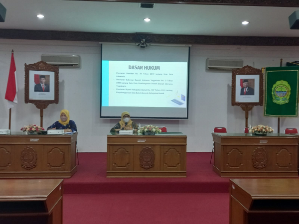 Forum Satu Data Indonesia Kabupaten Bantul Tahun 2022, Jumat (11/03)
