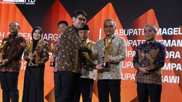 Kabupaten Bantul mendapatkan Penghargaan sebagai Kabupaten Terinovatif pada ajang Innovative Government Award (IGA) 2025