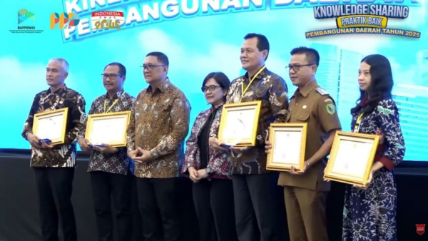 Bantul Meraih Penghargaan PPD 2025 Bappenas Peringkat 2 Nasional Kategori Kabupaten