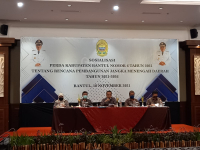Sosialisasi Perda Kabupaten Bantul Nomor 6 Tahun 2021 tentang RPJMD Tahun 2021-2026 di Hotel Grand Rohan Yogyakarta (18/11)