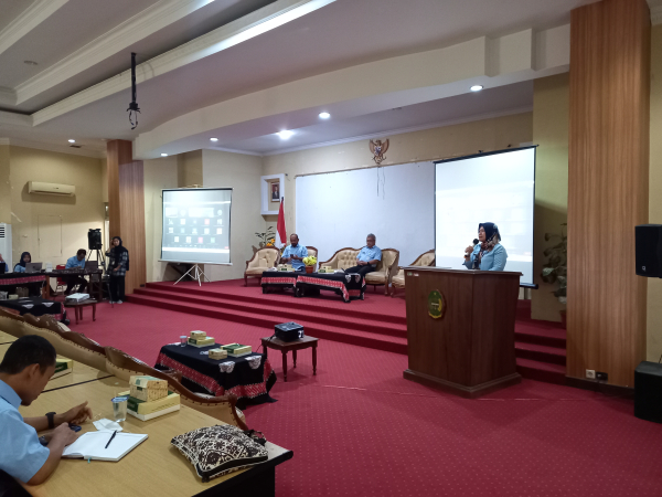 Forum SDI Kabupaten Bantul Bahas Luas Wilayah Kabupaten Bantul Berdasarkan Kepmendagri No. 100.1.1-6117 Tahun 2022